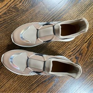 Clergerie sneakers size 40 nude salvy style